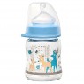 Nip Glass 120ml/boy silicone size 0+