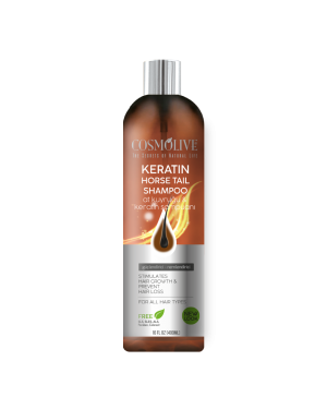 COSMOLIVE NATURAL HAIR SHAMPOO KERATIN OIL 400ML