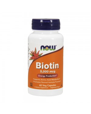 Biotin 5,000 mcg Veg Capsules